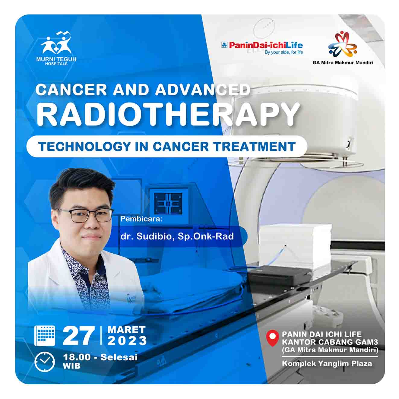 Seminar Cancer and Advanced Radiotherapy Technology in Cancer Treatment